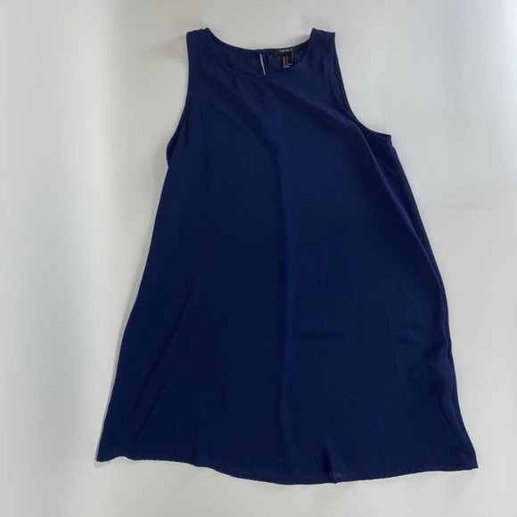 Sheer Navy Blue Mini Dress - Picture 3 of 4